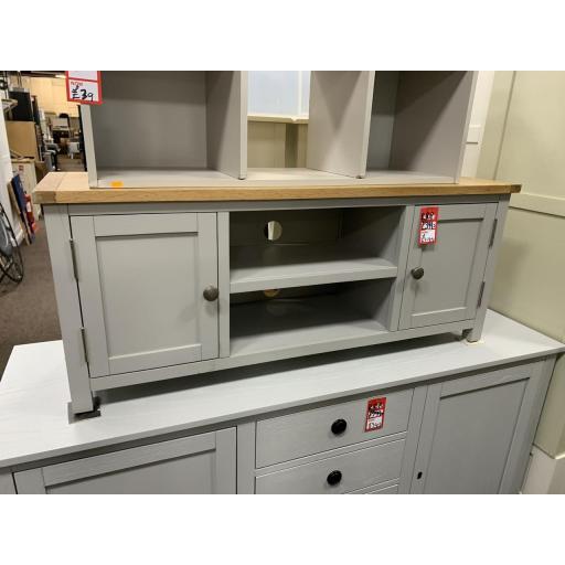 Grey Tv Unit with 2 doors